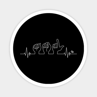 Heartbeat ASL Magnet